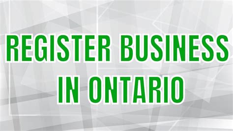 You Won't Believe When You Need to Register Your Business Name in Ontario!